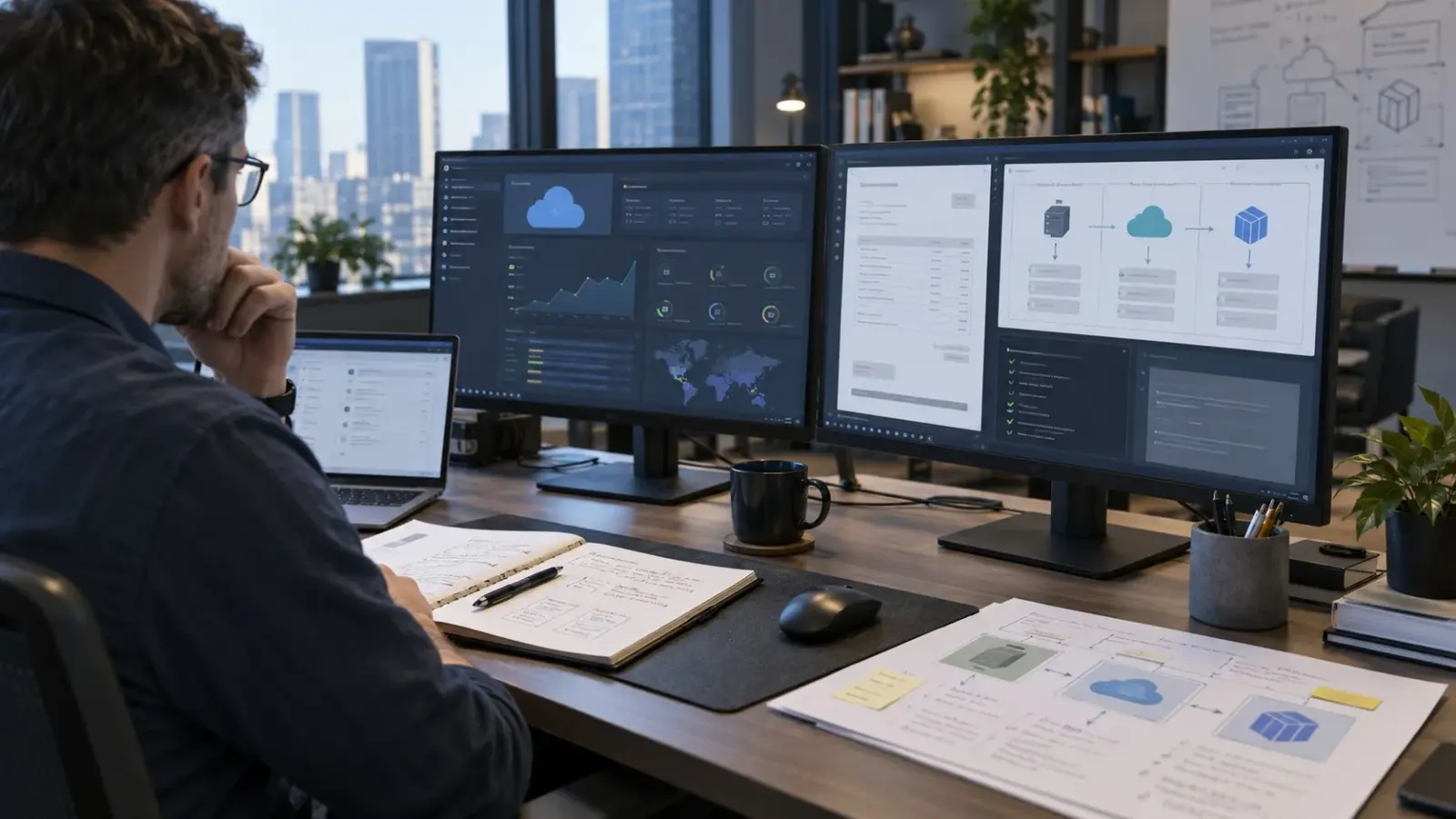 Illustration de l’article : Hébergement cloud d’une application métier : VM, PaaS ou conteneurs ?