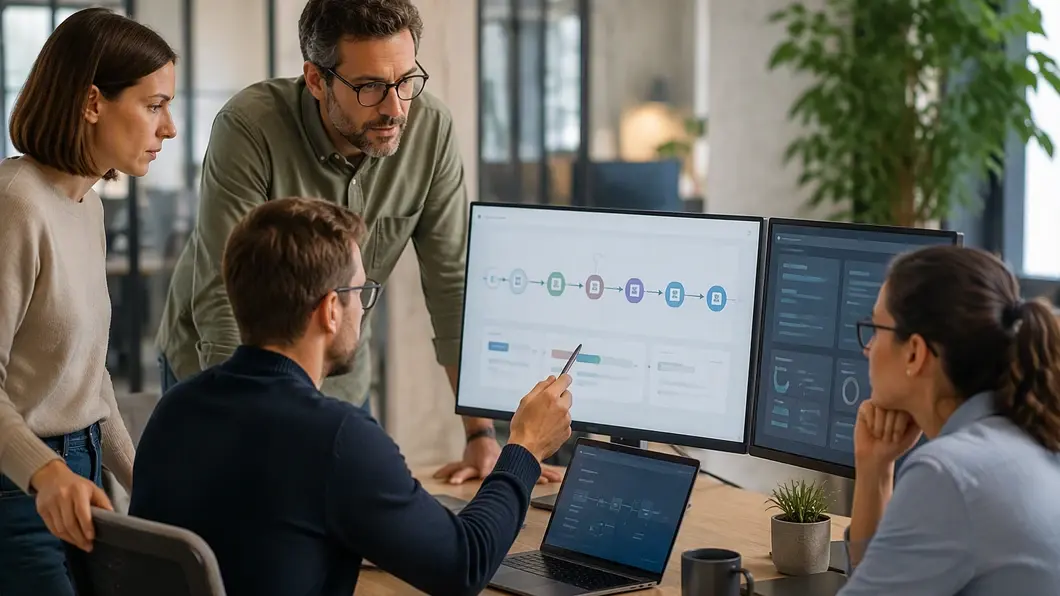 Illustration de l’article : Plateforme interne en PME : le cas fictif qui aide à décider où investir